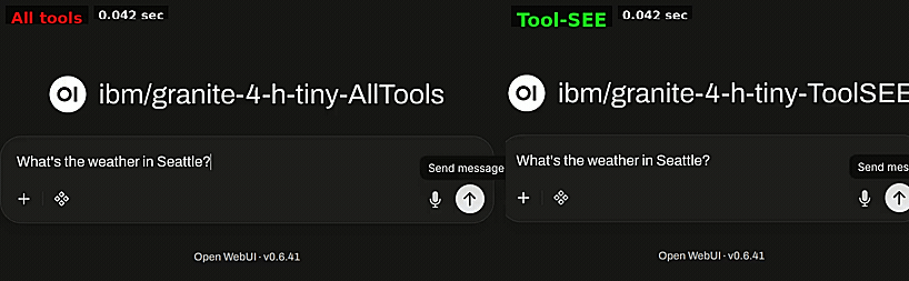 Selection comparison